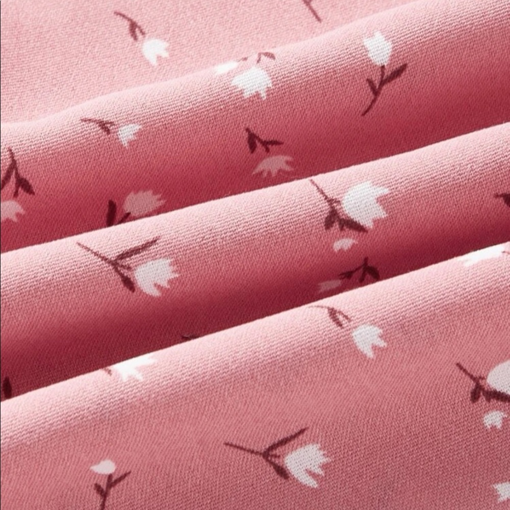 🤩HP🤩🌷$3for$30🌷 Pink Floral print sun dress - Picture 5 of 8
